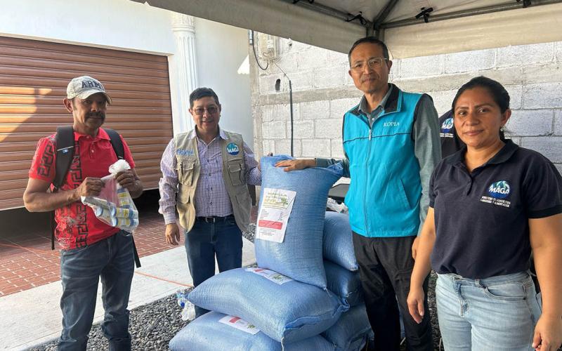 Familias agricultoras de Jalapa fortalecen su producción