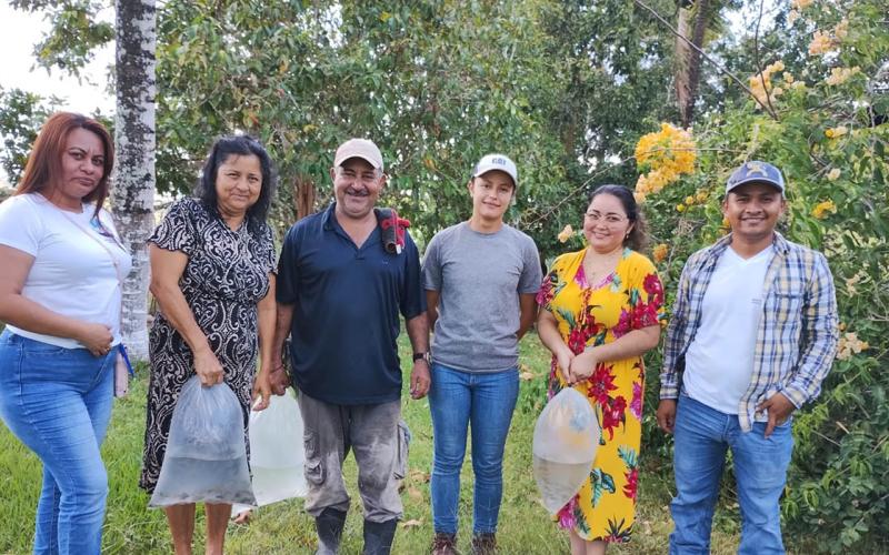 Familias de Melchor de Mencos fortalecen su producción acuícola