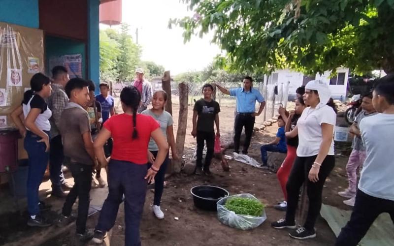Implementan huertos escolares con fines pedagógicos en Río Bravo, Suchitepéquez