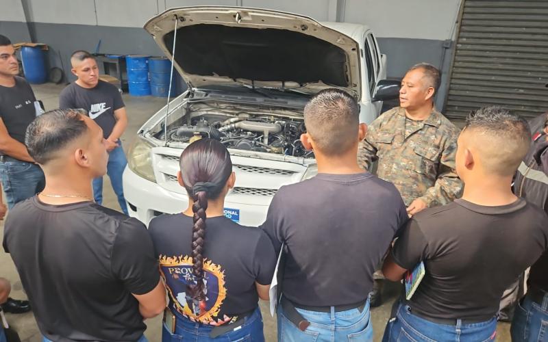 Brigadas de PROVIAL se capacitan en mecánica preventiva 