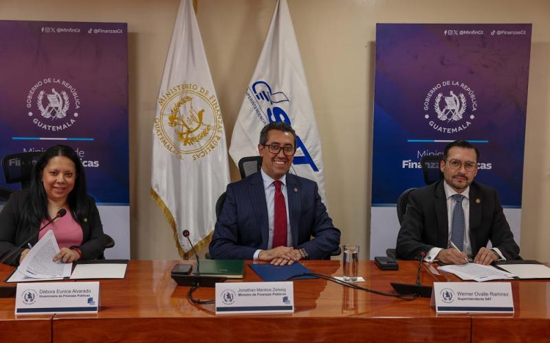 Minfin y SAT suscriben convenio para la prestación de servicios de impresión