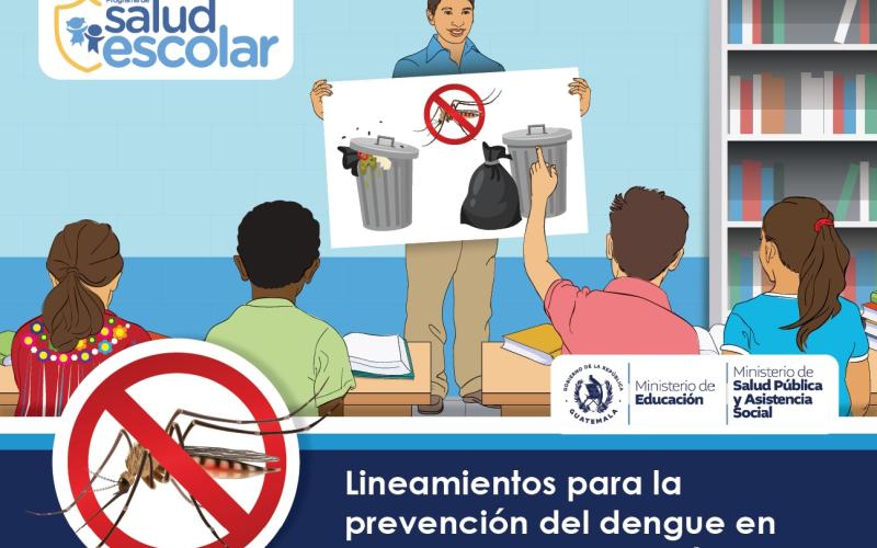 Como parte del Programa de Salud Escolar, socializan “Lineamientos para la prevención de dengue en centros educativos públicos”