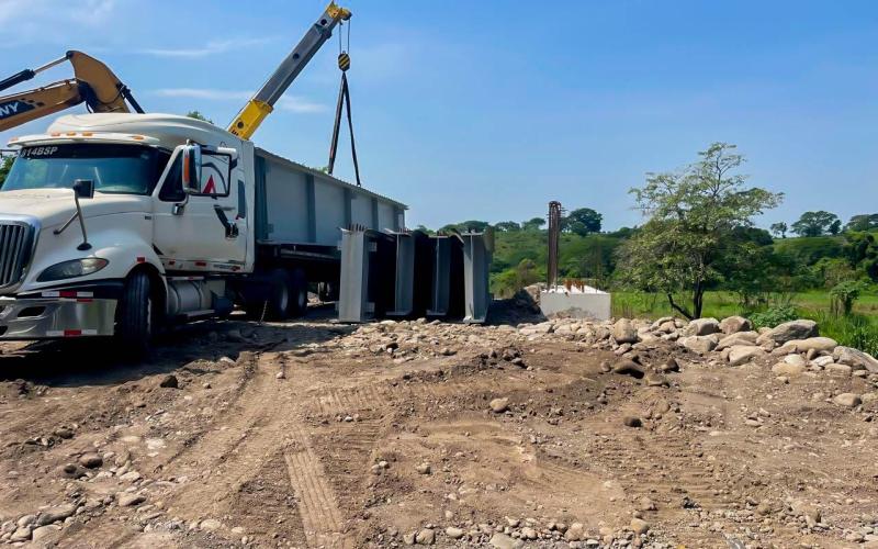 Avanzan obras clave en el Tramo VIII en Guanagazapa, Escuintla