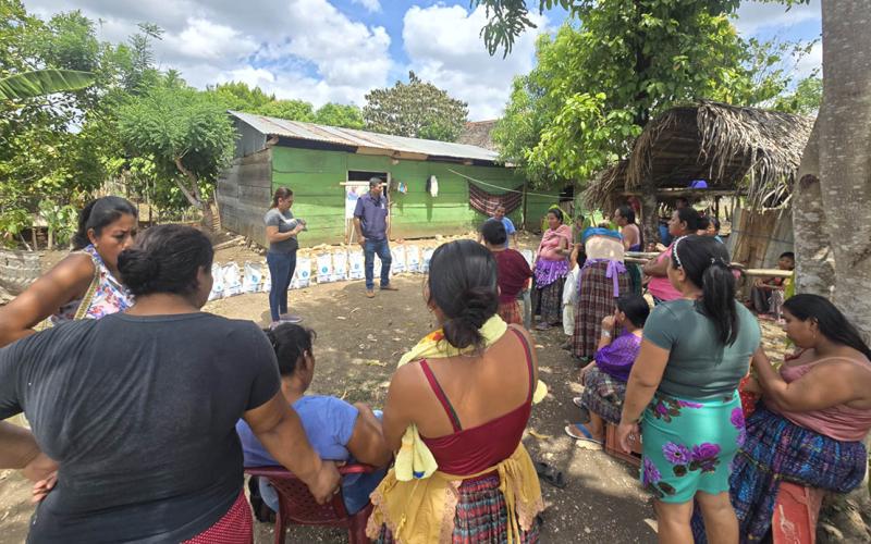 Entregan semillas de maíz a los agricultores de San Francisco