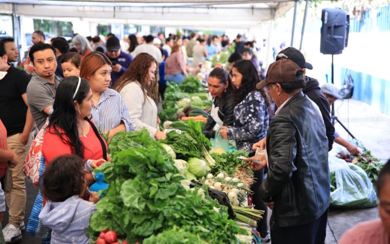 Feria del Agricultor en la capital un éxito en la promoción de la economía local