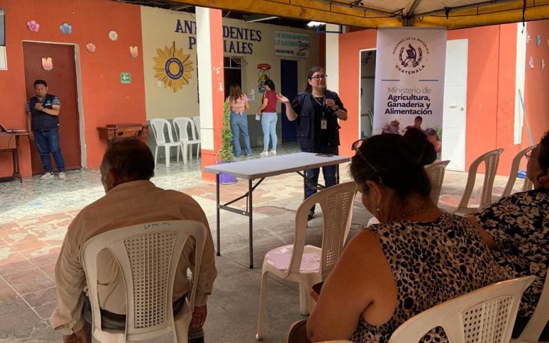 Se impulsan acciones por la seguridad alimentaria y nutricional en Amatitlán