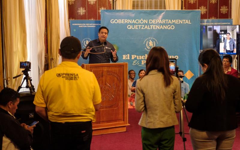 Presentación oficial de la Ronda departamental en Quetzaltenango