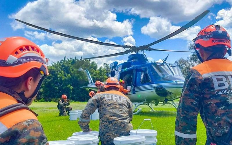 Apoyo del Ejército de Guatemala derivado de los sismos que se suscitaron en el Territorio Nacional 