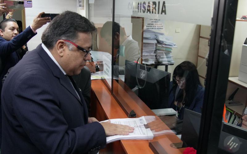 Presentación del amparo se realizó ante la Corte Suprema de Justicia, el jueves 17 de julio.