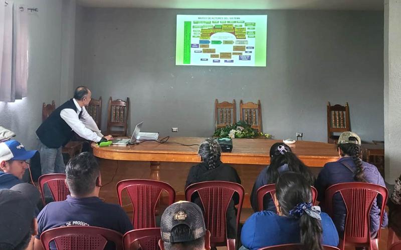 Fomentan agricultura de precisión con proveedores del PAE en altiplano marquense 