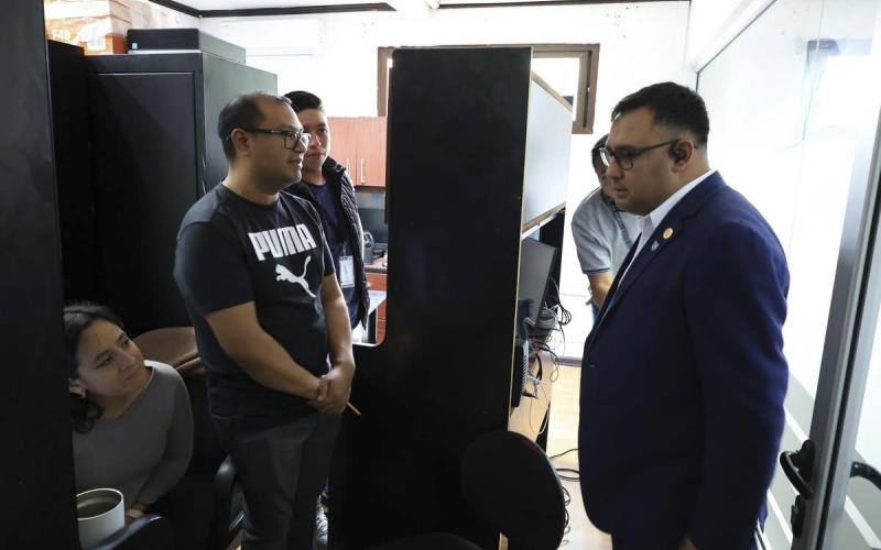 Visita Viceministro de Transporte