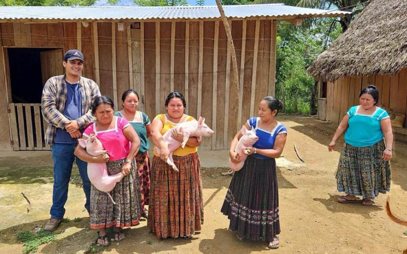 Impulsan la producción pecuaria en comunidades rurales de Petén