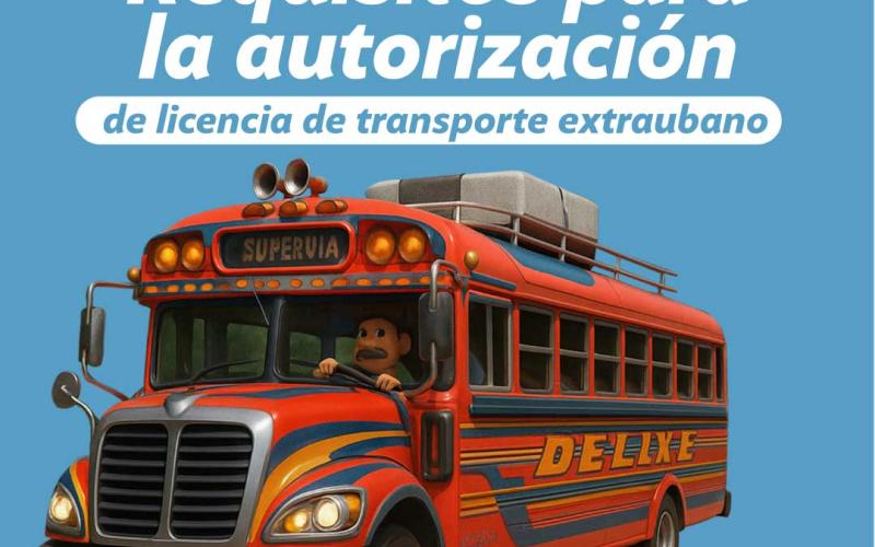 Conoce los requisitos para la autorización de licencia de transporte extrurbano