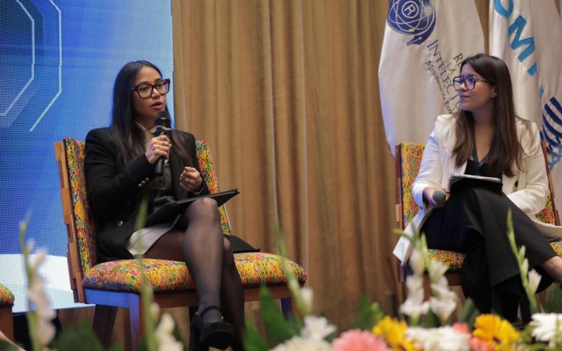 La viceministra de Asuntos Registrales, Sara Larios, aseguró que el conocimiento y la protección de la propiedad intelectual son piezas fundamentales para el crecimiento productivo y competitivo del país.