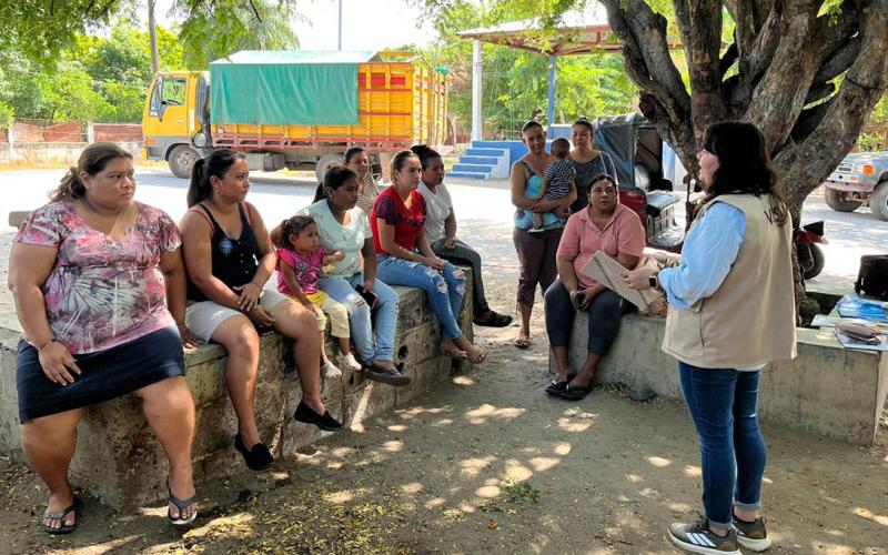 Mujeres rurales se capacitan en alimentación saludable y prácticas de higiene