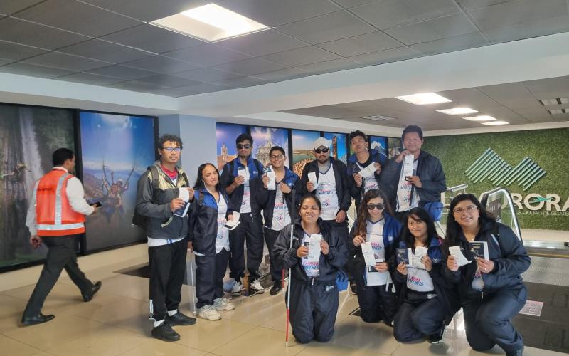 Selección Masculina y femenina de goalball guatemalteca 