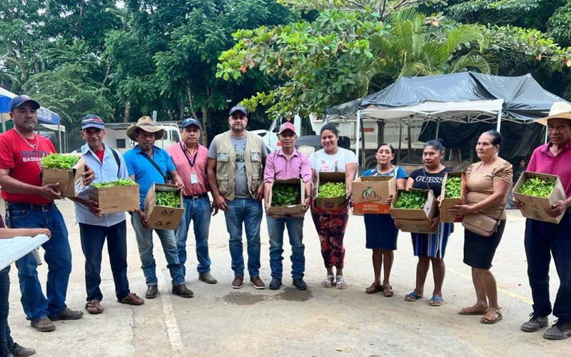 Promotores de los CADER reciben pilones para huertos comunitarios