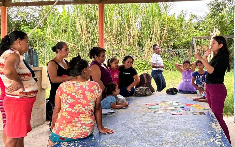 Promueven alimentación saludable en comunidades de Puerto Barrios