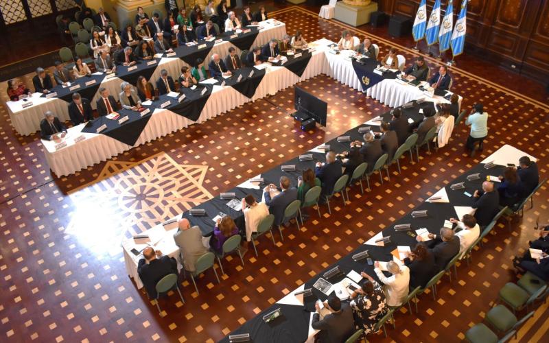 Reunión de alto nivel contó con la participación de los socios cooperantes.