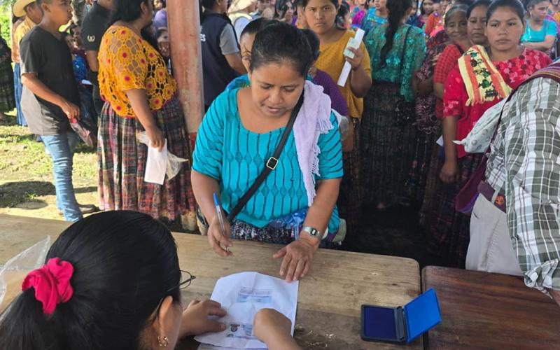 Reconocen con alimentos el esfuerzo rural en Zacapa, Izabal y Chiquimula