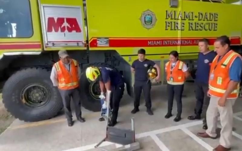 Mundo Maya estrena “quijada de la vida” para emergencias aeroportuarias