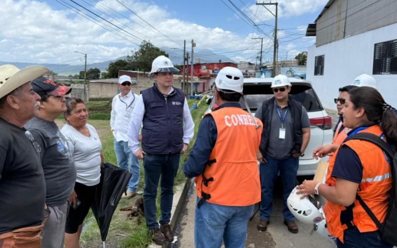 Viceministro de Vivienda supervisa acciones de evaluación y atención en Mártires del Pueblo, Villa Nueva