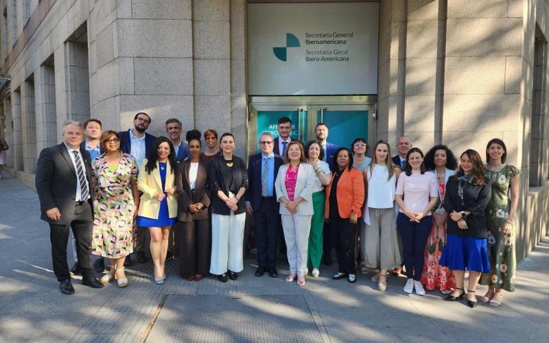 Participantes en el I Consejo Intergubernamental del Programa Iberoamericano para el Fortalecimiento de la Cooperación Sur-Sur (PIFCSS)