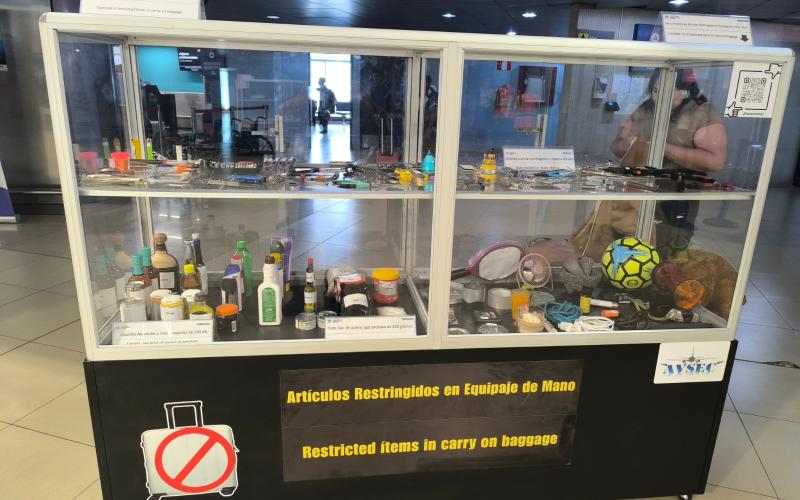 los objetos que nunca deben viajar en avión. 