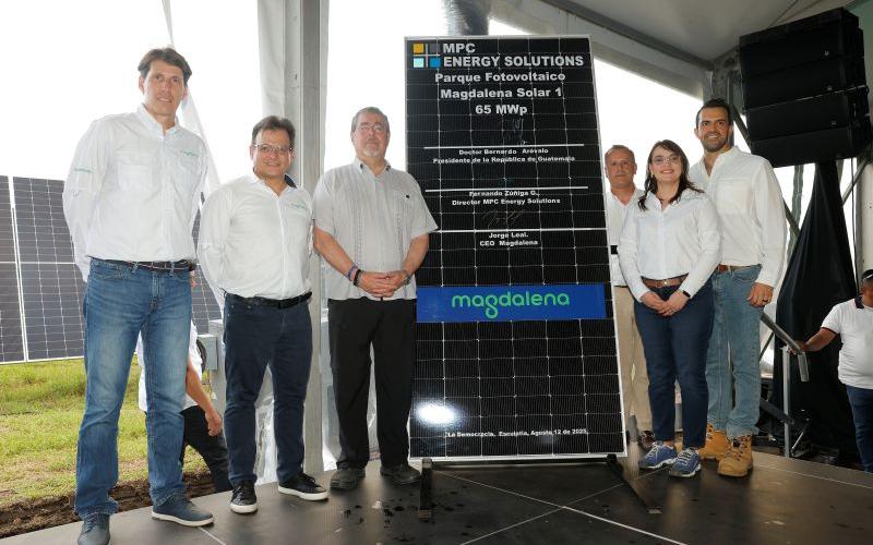 Inauguración Planta Magdale, Escuientla