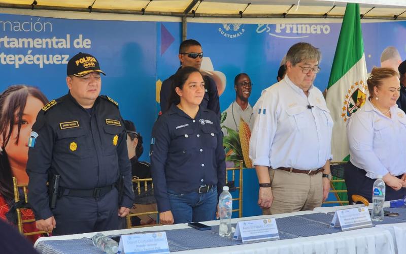 Estas acciones son impulsadas por la Policía Nacional Civil (PNC).