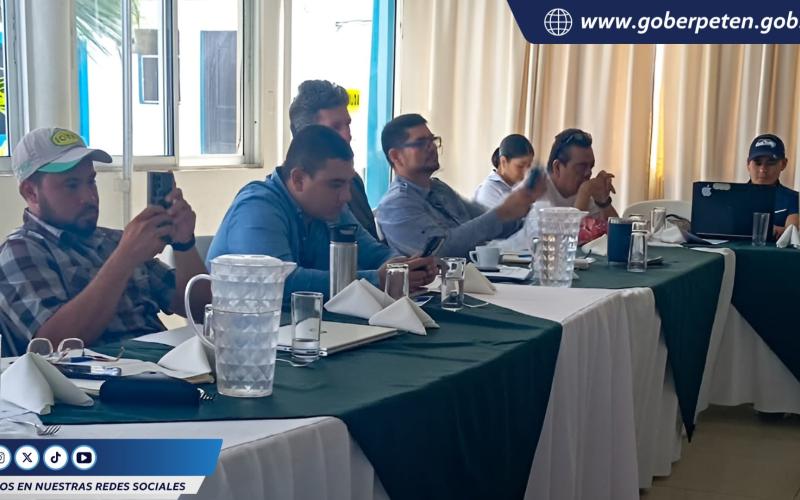 Petén fortalece acciones para una agricultura resiliente.