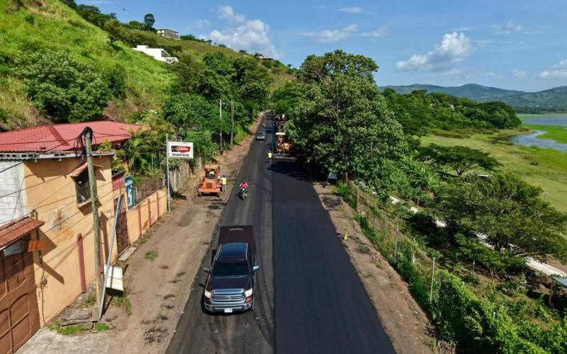 Avanzan trabajos entre Asunción Mita hacia San Cristóbal Frontera