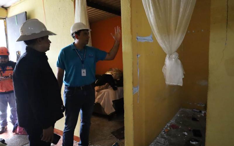 Más de 800 familias afectadas por sismos recibirán atención rápida y coordinada en Escuintla, Sacatepéquez y Jutiapa