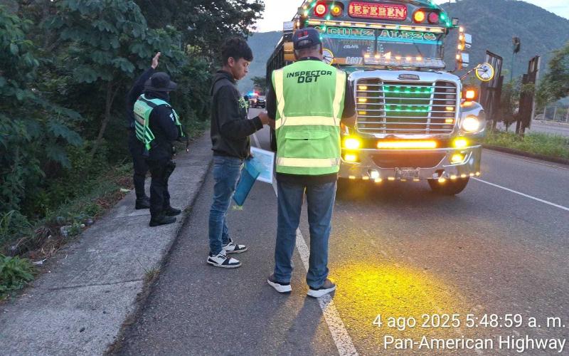 Kilómetro 65, punto de control: reforzamos la legalidad en la vía