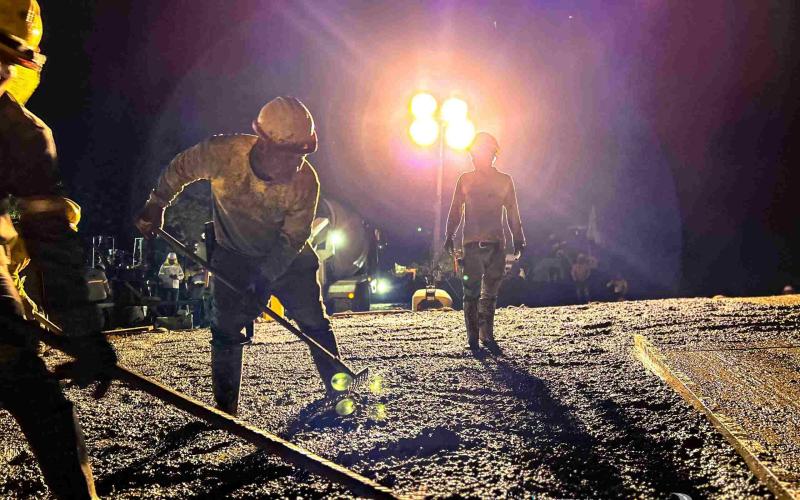 Funden estribos en puente de La Blanca, San Marcos
