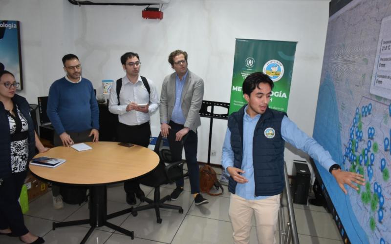 Autoridades del INSIVUMEH recibieron a la Misión de Evaluación Independiente de Información Climática y Sistemas de Alerta Temprana del Portafolio del GCF (Green Climate Fund)