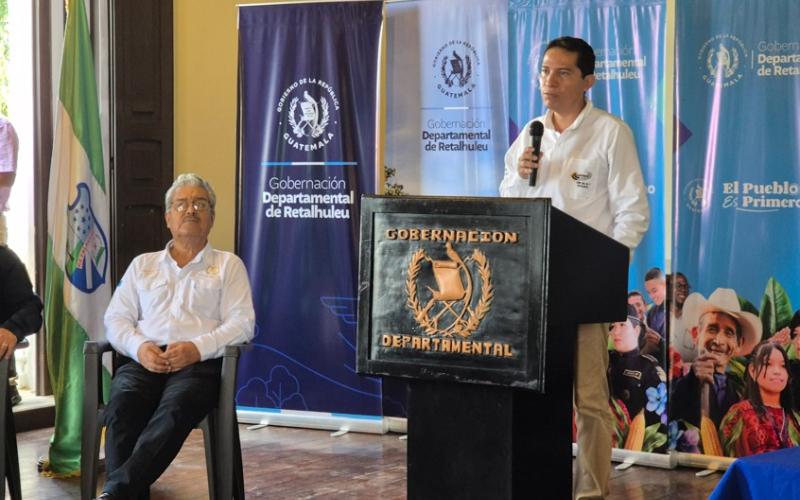 El evento fue liderado por el gobernador departamental, Fernando Mazariegos.