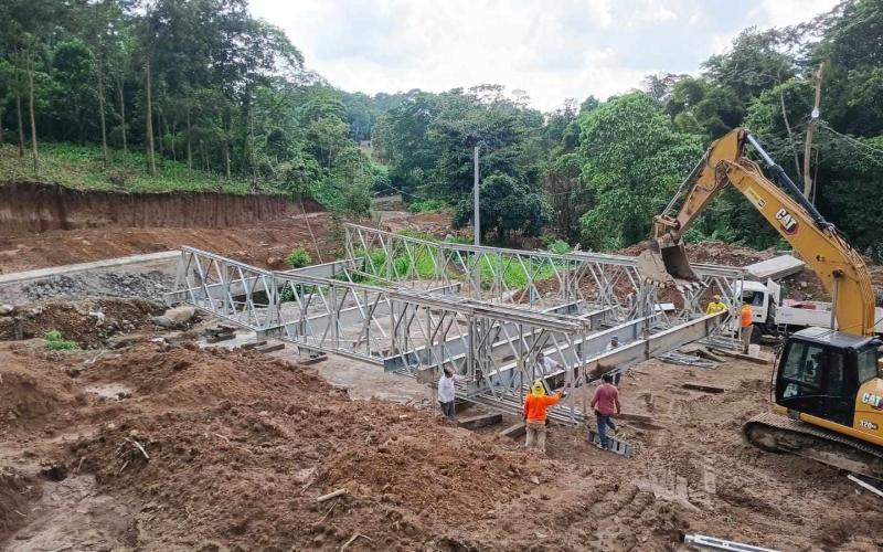 CIV reporta avance en el puente modular de Cito Zarco