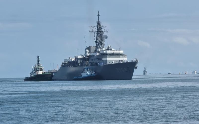 Visita oficial a Guatemala del Escuadrón de Entrenamiento de la Fuerza Naval de Autodefensa del Japón.