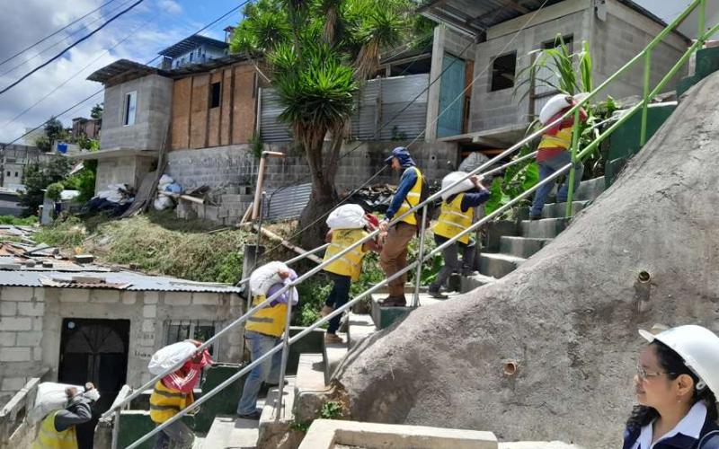 Obra de mitigación de riesgo en Asentamiento María Teresa Caballeros, beneficia a más de mil personas