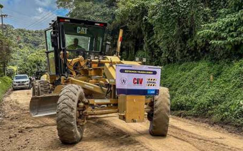 Covial inicia trabajos de mantenimiento en la Ruta Nacional 18 para mejorar la vida de las familias jalapanecas