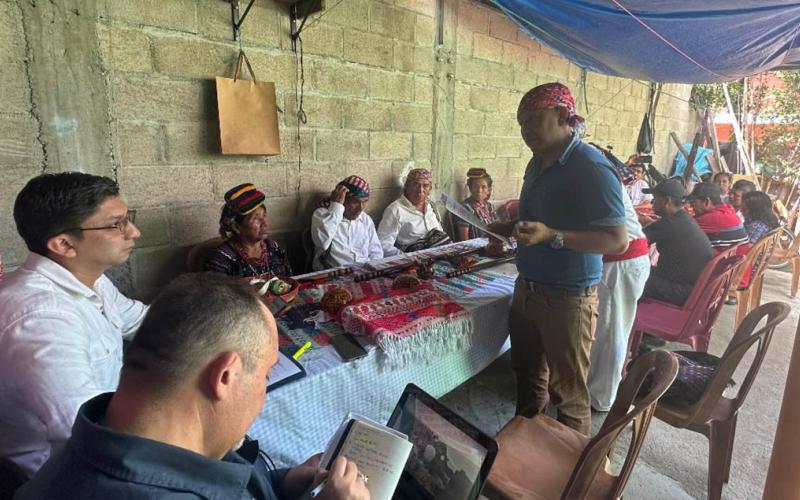 Construyendo una agenda de trabajo en el territorio junto al pueblo Achí