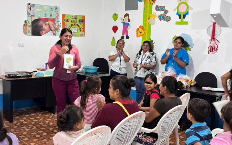 Fortalecen atención integral a familias con niños en situación de desnutrición aguda