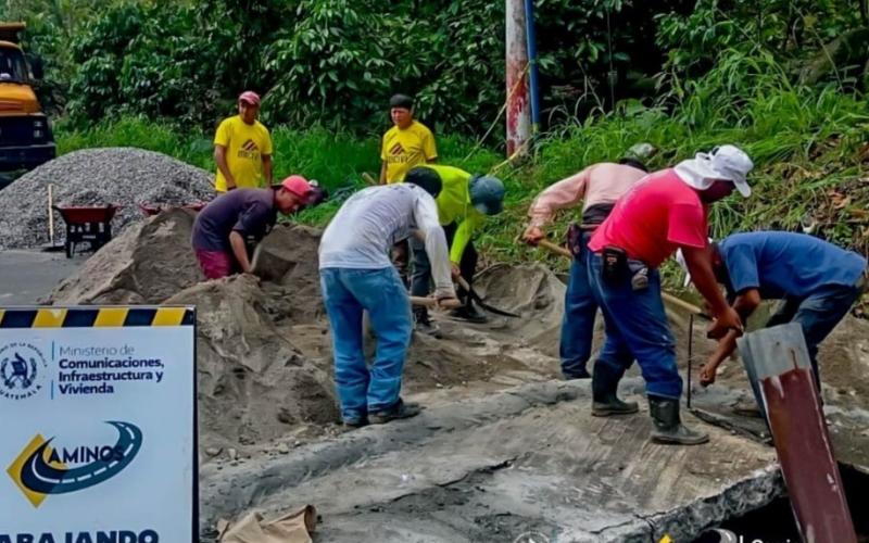 Caminos trabaja en San Marcos para garantizar la seguridad de las familias
