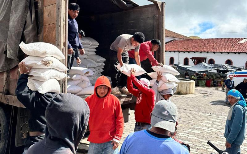 Inicia recepción de alimentos que llegará a más de 14 mil familias