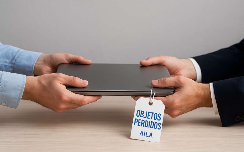 Entre maletas y emociones… a veces algo se olvida. Descubre cómo recuperar tus objetos perdidos en el AILA.