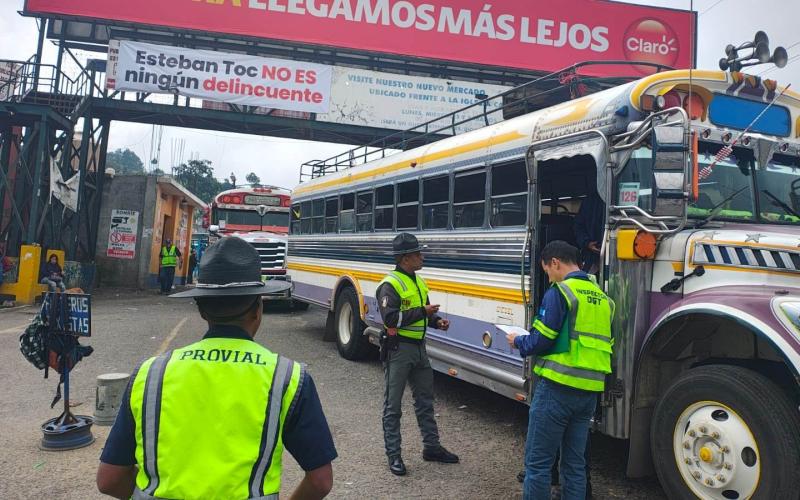 La nueva DGT refuerza controles para un transporte más seguro y realiza operativos en Sololá