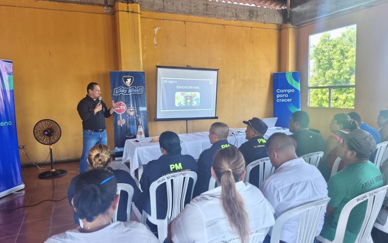 La Dirección General de Protección y Seguridad Vial -PROVIAL- continúa fortaleciendo la educación vial en Escuintla