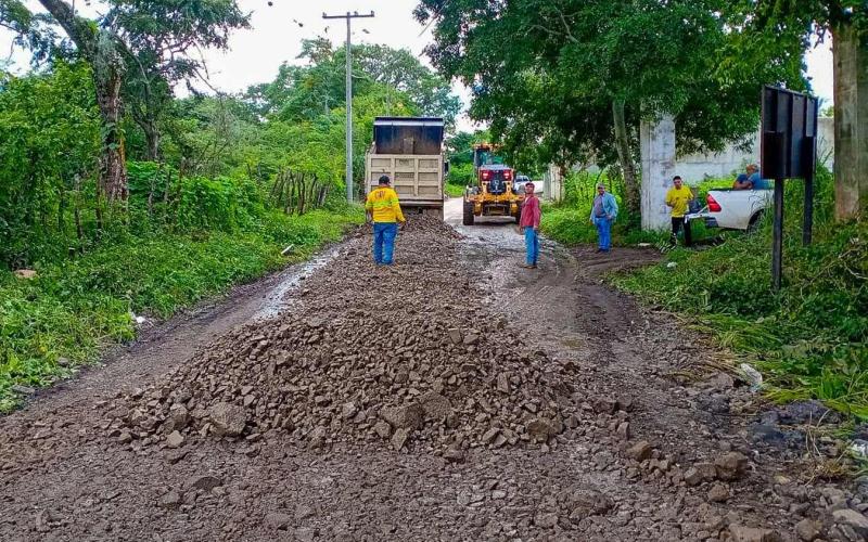 Covial trabaja en la Ruta Nacional 18 para mejorar la movilidad en Chiquimula