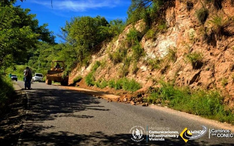 DGC restablece tránsito en tramo Chiquimula – Maraxco tras emergencia vial